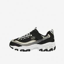 Skechers 时尚儿童保暖低帮耐穿休闲运动鞋 - 黑色 - 查看 2