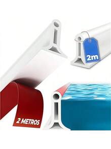 1/2meters Silicone Shower Profile 2m, Kitchen Countertop Cover, Shower Tray Edge, Shower Waterproofing, Shower Waterproofing, Bathroom Waterproofing, Shower Screen Rubber, Kitchen Countertop Decorative Strip Back To School