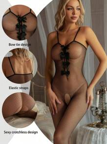 Women's Bodystocking Crotchless One Piece Bodysuit Lingerie,Sexy Lingerie Jumpsuit, Sexy Open Cut Jumpsuit, Women's Jumpsuit, And Sexy Lingerie