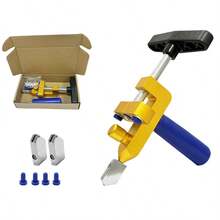 一套二合一玻璃瓷砖切割工具套装，包含手动金刚石瓷砖切割滚轮、高强度陶瓷切割器、瓷砖开槽器和建筑工具。[二合一瓷砖玻璃切割器] 集成切割刀片和破损钳，无需购买其他工具即可轻松完成项目，节省成本。 - 彩色 - 查看 14