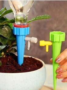 10pcs Automatic Dripping Plant Watering Tool For Lazy Waterers, Flower And Horticultural Supplies, Plant Watering Adjustable Home Automatic Waterer
