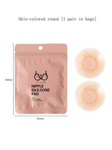 1/3 Pares de Tampas de Mamilo Reutilizáveis de Silicone Sem Costura - Invisíveis, Autoadesivos, Patches Femininos Anti-Protrusão Para Seios - Acessórios de Sutiã Confortáveis, Respiráveis e Fáceis de Limpar