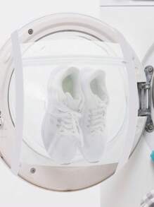 1pc Reusable Laundry Wash Bag For Shoes & Clothes, Adjustable Dryer Strap, Protects From Deformation & Quiet, Mini Wash Bag Available For Household, Dorm, Apartment, Laundromat, Hotel