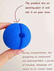 Set de 3/5 Narices de payaso de esponja roja, decoración de carnaval, utilería de escenario, esponja suave para shows de magia y accesorios de vestuario, decoración de fiesta de adultos, disfraz de personaje, máscara de carnaval, Payaso, Penny Wise