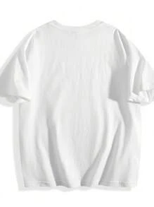 Ropa de chica adolescente, Patrón de letras burbuja, Camiseta de manga corta para adolescentes, Camiseta con estampado de letras, Cuello redondo regular, Tela transpirable