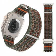 Trail Loop Strap Compatible With Apple Watch Ultra 2 49mm 46mm 45mm 44mm 42mm Nylon Sport Band Compatible With Apple Watch Series 10 9 8 7 6 5 SE 40 41mm