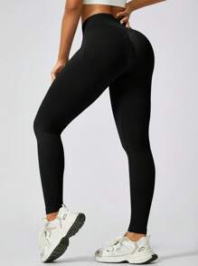 NcmRyu 1 pezzo Leggings da donna casual per yoga, fitness, corsa e modellamento, adatti per uso esterno