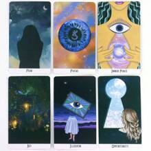 Das Mystische Seelen Orakel Deck - Thematisches Wahrsagekarten Spiel, ideal als Geschenk zu Halloween & Weihnachten, geeignet für Personen ab 14 Jahren