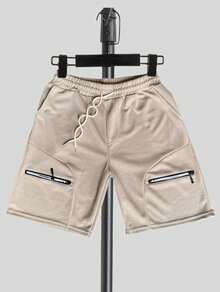 Men Shorts - Beige - View 2