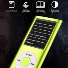 1.8-Inch MP3 MP4 Player Music Playing With Fm Radio Video Ebook Player Rechargeable Battery