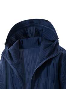 Men's Summer Outdoor Sports Cycling Casual Hooded Lightweight Solid Color Sun Protection Jacket, For Fall