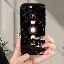 A Hot Selling Creative Moon Pattern Phone Case For Iphone 16/15/14/13/12/11/XS/XR/X/7/8 Plus/Pro/Max/Mini - Creative And Fashionable Design For Men And Women, A Great Gift For Friends, Family, Boyfriend, Girlfriend
