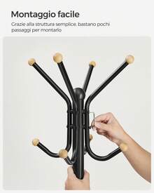 Coat Racks - Sort - Vis 7