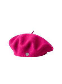 1 Berretto basco da donna minimalista nei colori caramella, berretto basco francese tinta unita carino, regalo di berretto in lana