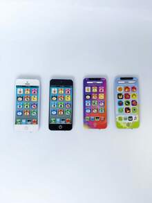 儿童仿真电话宝宝音乐早教玩具英语学习手机带灯光声音手机发声玩具