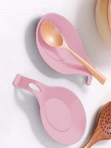 2pcs Silicone Spoon Rest, Multifunctional Kitchen Utensil Holder