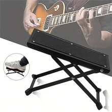 Folding Foot Rest 4-Height Adjustable Pedal Footrest Stand For Beauty Salons Home Pedicures Toe Nail Tool And Guitar Pedal Stool - 1PC - View 5