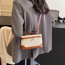 Vintage tragbare Kleine Tasche, Neue Tasche, Segeltuch, gemischte Schultertragegriffe, 2025 ausländische Mode Umhängetasche