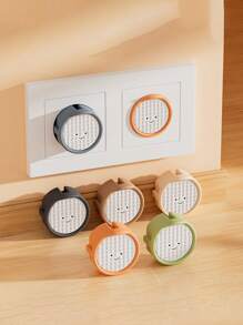 5pcs European Style 2 Hole Baby Anti-Electric Shock Childproof 2 Round Hole Socket Power Outlet Covers