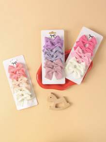 6 buc 5 culori lucrate manual păr clip set pentru fete păr funde drăguț păr agrafe pentru copii bebeluși accesorii de păr în siguranță