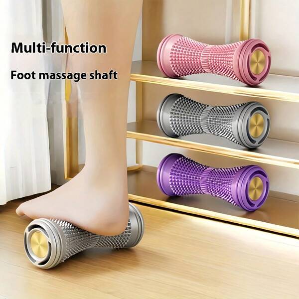 1 Stück einfach zu rollende Fußfaszienverjüngungsrolle - PVC-Fußmassagegerät zur Muskelentspannung, Yoga und Fußgewölbeunterstützung, ideal für Workouts Zuhause, Vatertagsgeschenk