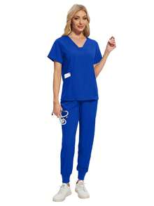 护士制服女医院医生护理裤套装宠物诊所兽医制服美容SPA工作服