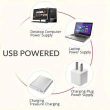 Anello luminoso da 10 pollici con supporto, luce led per selfie regolabile, anello luminoso alimentato tramite USB con treppiede e supporto per telefono, anello luminoso da tavolo, per registrazione video, live streaming, trucco, fotografia