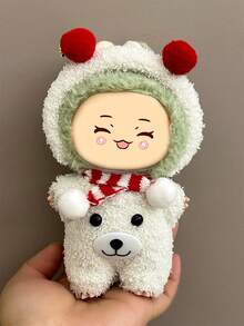 1件娃娃17cm工装裤系列服装套装（只卖衣服），可拆卸，一代二代鲁布衣，适合坐姿派对装扮。可作为同学毕业的小礼物。