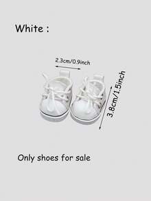 1pc Canvas Shoes/Sandals, Suitable For 17cm/6.69inch LABOBO Doll Accessories Clothing Replacement - Multicolor - View 13