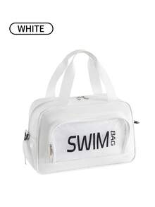 1 件全息防水干湿分离斜跨单肩包，短途旅行/海滩/健身房用手提包 - 彩色 - 查看 15