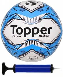BOLA FUTSAL TOPPER + BOMBA DE AR - Treino