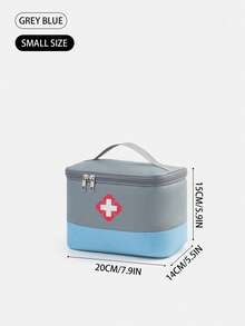 1 pieza Kit de primeros auxilios Blanco Rojo, Verde Gris, Gris Azul, Kit médico de emergencia y trauma, Kit médico empresarial, Juego completo de kit de medicina de primeros auxilios, Siempre disponible para el hogar y los viajes - Multicolor - Ver 20