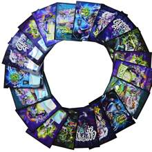 100 piezas de bolsas Mylar con cierre zip resellable, de 6*8 cm, bolsas de empaque de plástico holográfico láser con ventana, a prueba de olores, a prueba de olor, bolsas de almacenamiento selladas extra pequeñas