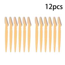 12pcs Safe Eyebrow, Facial, Body Hair Trimmer Shaver Razor With Cover For Women, Makeup Tool Set Hair Removal, Face Hair Removal, Hair Trimmer, Hair Trimmer, Barber Supplies, Haircut, Bag, Organizer, Storage, Hair Accessories