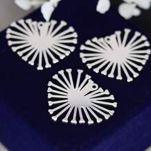 Set de 3 piezas/Lote de encantos de Body de señora con líneas exquisitas, artesanía DIY, borlas, pendientes, collares, fabricación de joyas, colgante de acero inoxidable de setas