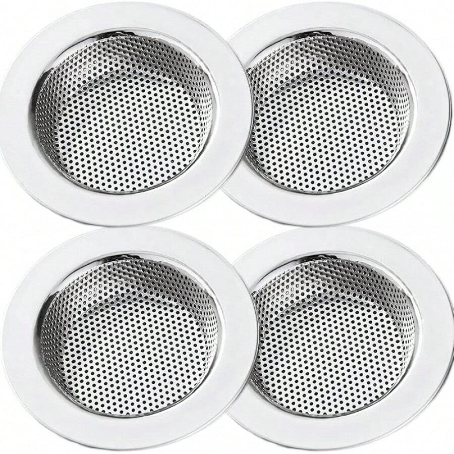 Summer Must-Have,2025 Best SellerKitchen Sink Strainer Stainless Steel, LASSHSWA Kitchen Sink Drain Strainer, Sink Strainers For Kitchen Sinks With Large Wide Rim 4.5" Diameter (2 Pack) : Tools & Home Improvementtrapeador Para Piso,Productos De Limpieza,Cleaning Supplies,Gardening Supplies - 4 PACK - 查看 1