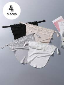 Lace Trim Breathable Invisible Seamless Modal Women's Camisole, Anti-Slip, Suitable For Party, Travel, Performance Outfit, Portable Accessory