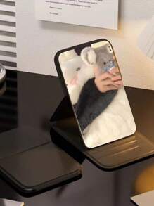 Foldable Makeup Mirror, Dressing Table Makeup Mirror, Convenient Storage And Space Saving, Suitable For Bathroom, Student Dormitories, Dressing Table, Bathroom Accessories Valentine's Day, Valentines Wedding, Birthday Back To School
