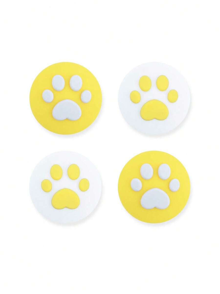 GeekShare 4pcs Cat Claw Design Button Cover Compatible With Switch/Oled/Lite