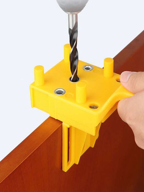 Handheld Woodworking Dowel Jig Guide Setwood Drilling Straight Hole Doweling With Metal Sleeve Fits 6mm 1/4" 8mm (5/16") 10mm (3/8") Drill Bits