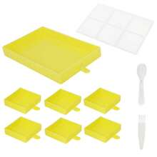 1 set Bandejas de clasificación de cuentas de plástico, bandeja para pintura de diamantes, accesorios de placa de cuentas para pintura de diamantes DIY, herramientas para pintura de diamantes