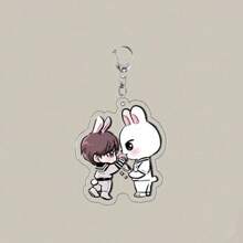 Sanrio 1 pezzo Portachiavi SKZOO, merchandise del gruppo idol coreano SKZ per fan, collezione creativa derivata, regalo per le vacanze per decorare borse, collezione premium, ideale per San Valentino, Natale, Eid Al-Adha
