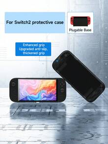 1pc Solid Color Raised Switch 2 Console Protection Case, Accessories For New Switch 2 (2025) Gaming Device, Compatible With Switch OLED/Switch NS Game Controllers, TPU Soft Shell Easy To Install And Disassemble, Protect Switch Lite Console And Joy-Con Handles From Scratches - Multicolor - View 15