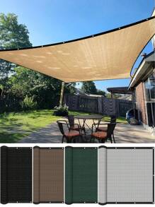 DELLNA 1 panneau de bâche d'ombrage premium résistante aux UV - couverture de plante d'extérieur et tissu de protection solaire respirant, matériau en polyéthylène haute résistance avec bords renforcés - usage multiple pour jardins, patios, cours et auvents