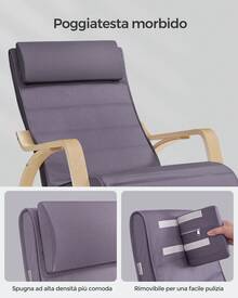 Sedia girevole - Grigio - Visualizzare 5