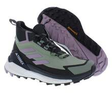 Adidas Terrex Free Hiker 2 GTX Womens Shoes - Bạc Xanh/Quả vả/Carbon đã qua sử dụng - Xem 5