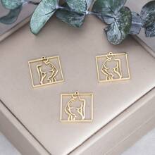 3 piezas de encantos con forma de cruz y espada de acero inoxidable para hacer joyas, manualidades DIY, borlas, aretes, collares, amuletos y accesorios