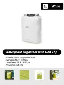 Naturehike Túi khô chống thấm nước dạng cuộn 2L/4L/8L có thiết kế hút chân không, xếp hạng chống thấm nước (PU2000mm+), sử dụng cho nhiều trường hợp khi cắm trại ngoài trời, du lịch, công tác - Nhiều màu - Xem 13