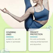 Silicone Invisible Crotch Covers For Women, Sports & Fitness Underwear Pad To Prevent , Seamless & Discreet