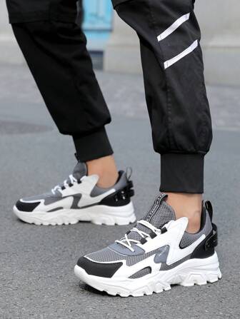 2025 Nieuwe lente heren sneakers jeugd sport casual hardlopen dikke sneakers veelzijdige ins stijl